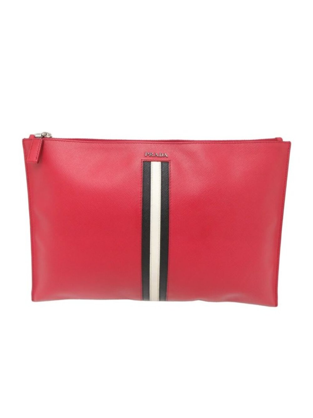 Prada Second Bag Vanity Bag Red